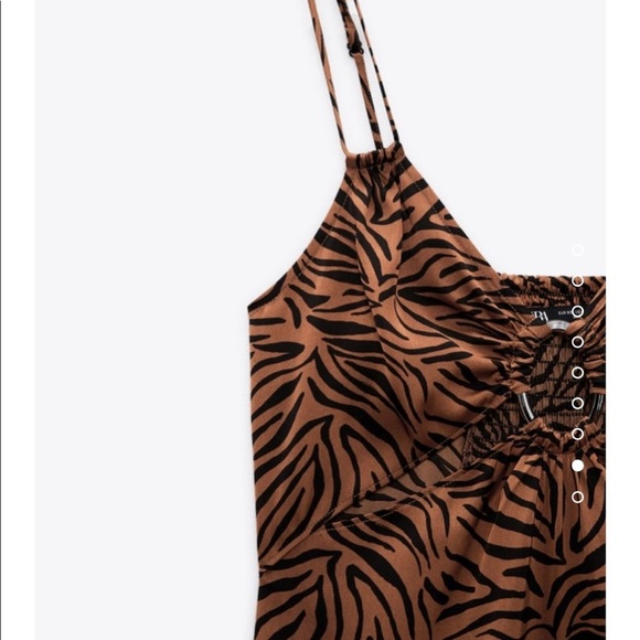 Zara animal print dress NEW - Picture 7 of 8